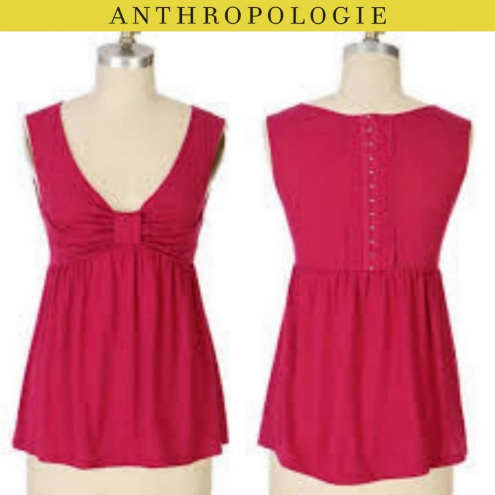 Deletta red corset top